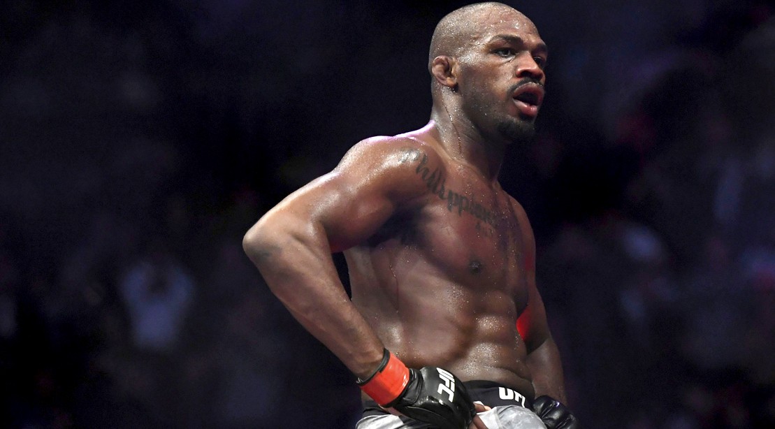 UFC-Jon-Jones-Sitting-On-Fence-After-Fight UFC-Jon-Jones-Sitting-On-Fence-After-Fight