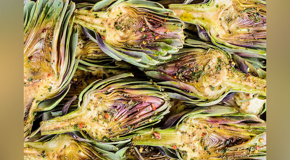 Healthy Recipe Hearty Artichokes With Garlic and Olive Oil Muscle