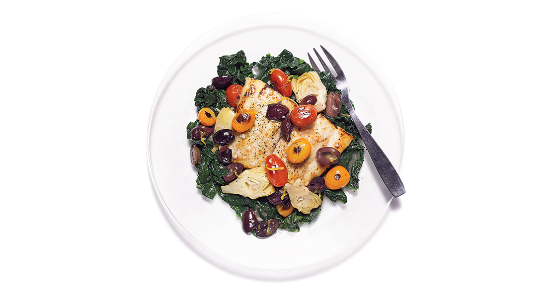 Fit Fuel Provençal Roasted Halibut Muscle & Fitness Protein Packed