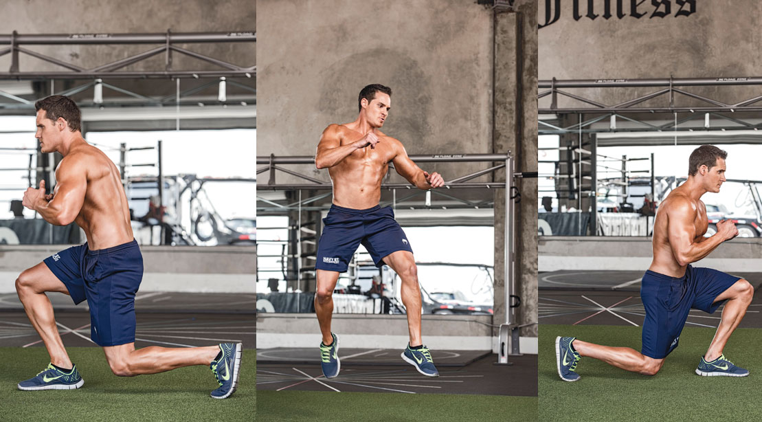 How to Perform a 180degree Jumping Lunge Muscle & Fitness