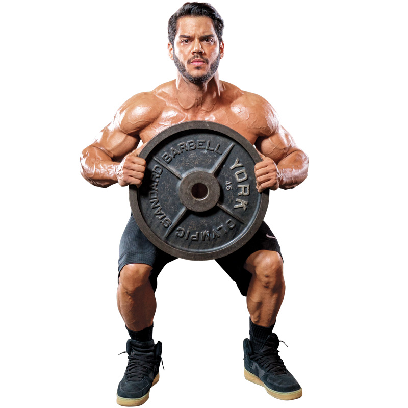How to Do a Plate Squat to Press Muscle & Fitness