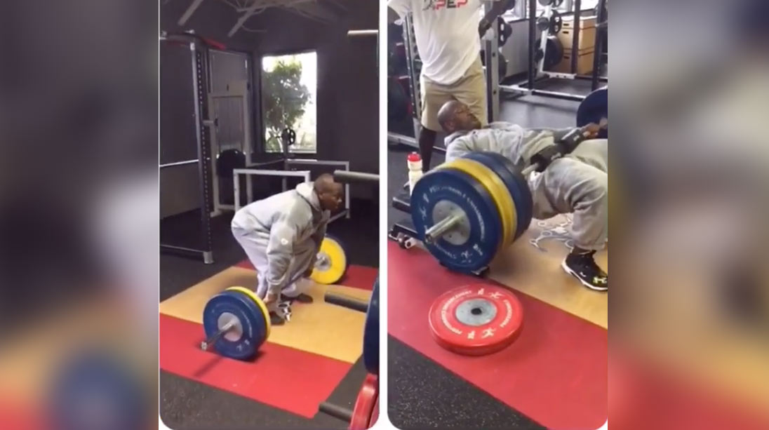 James Harrison Crushes Weights Like a College Player Muscle & Fitness