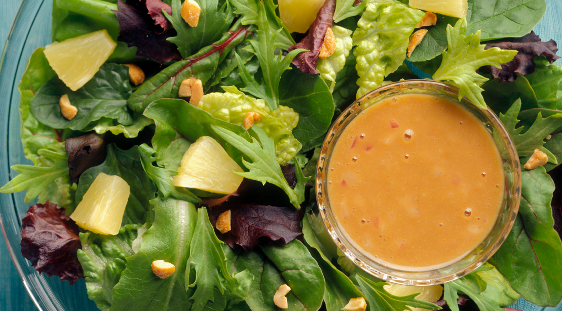 The Spicy Peanut Lime Salad Dressing for Protein and Healthy Fats