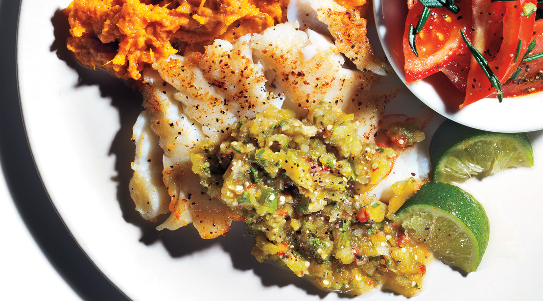 Recipe How to Make Broiled Cod With Tomatillo Salsa Muscle & Fitness
