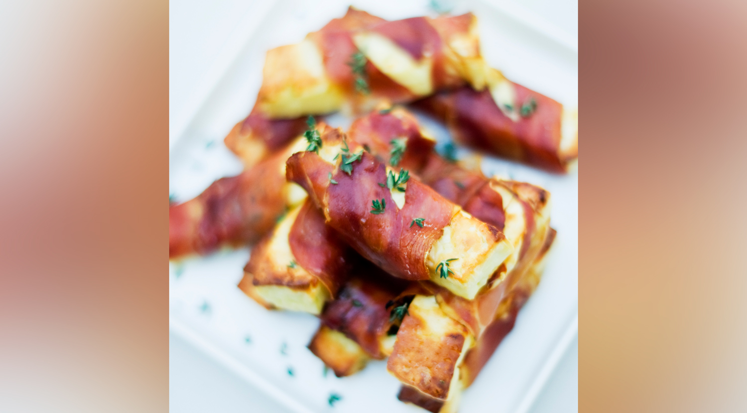 Recipe How to Make KetoFriendly BaconWrapped Halloumi Fries Muscle & Fitness