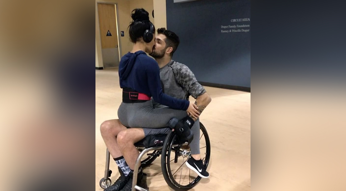 IFBB Bikini Pro Jessica Arevalo Hits Gym With Her Quadriplegic