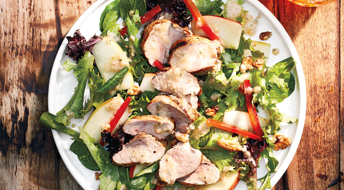 Recipe How to Make Pork Salad with MustardBeer Dressing Muscle