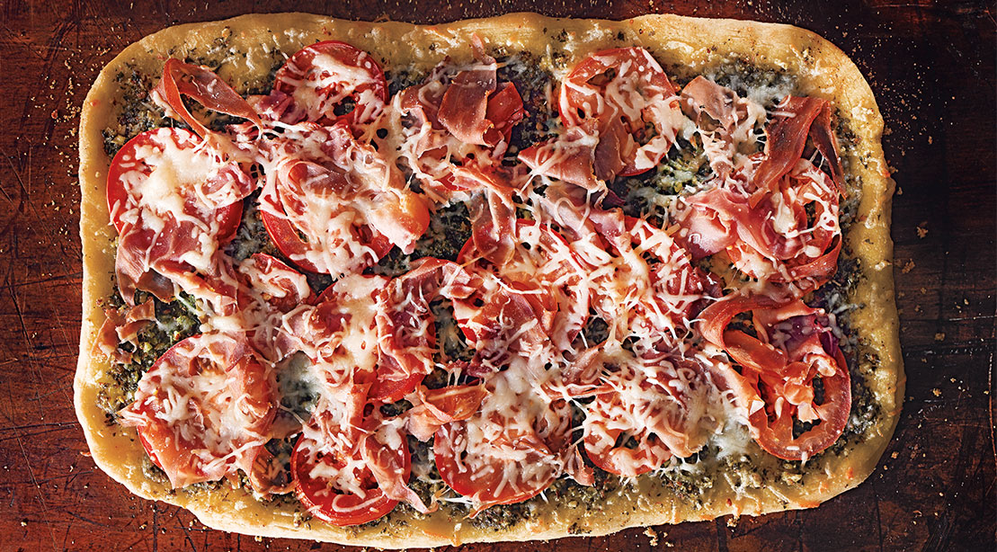 SunDried Tomato & Prosciutto Pesto Flatbread Muscle & Fitness