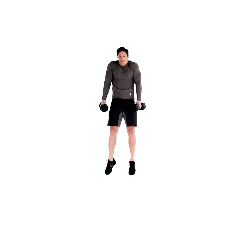Dumbbell Jump Shrug Video Watch Proper Form, Get Tips & More Muscle