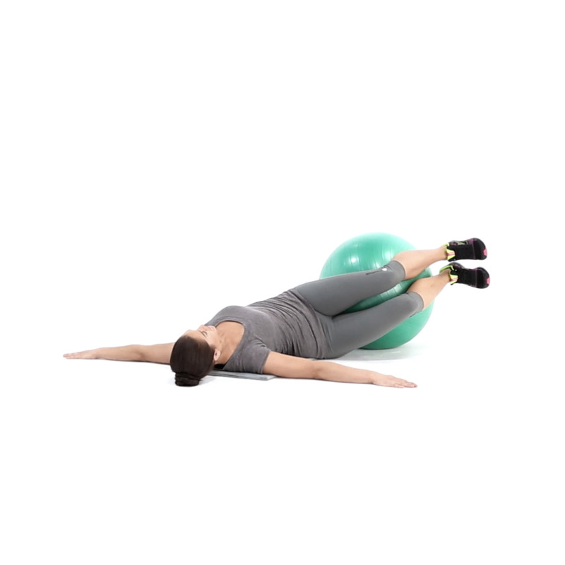 Swiss Ball Hip Crossover Video Watch Proper Form, Get Tips & More