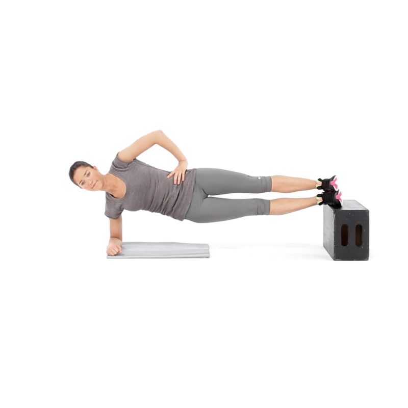 Side Plank with Feet on Bench Video Watch Proper Form, Get Tips