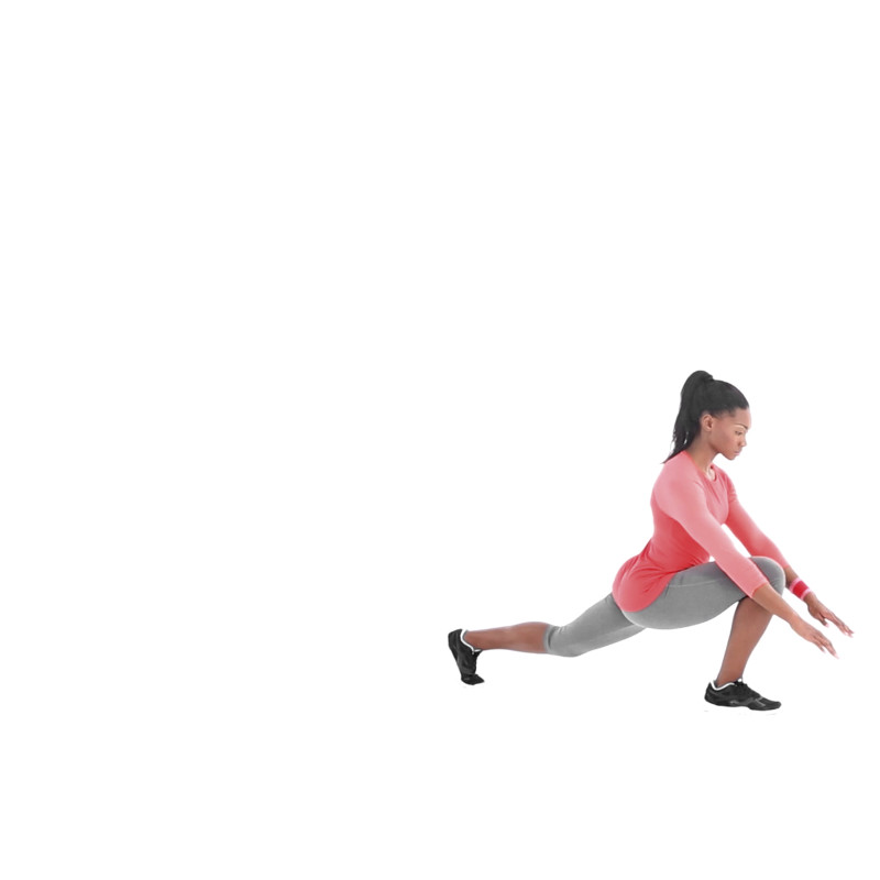 Lunge with Arm Reach Video Watch Proper Form, Get Tips & More