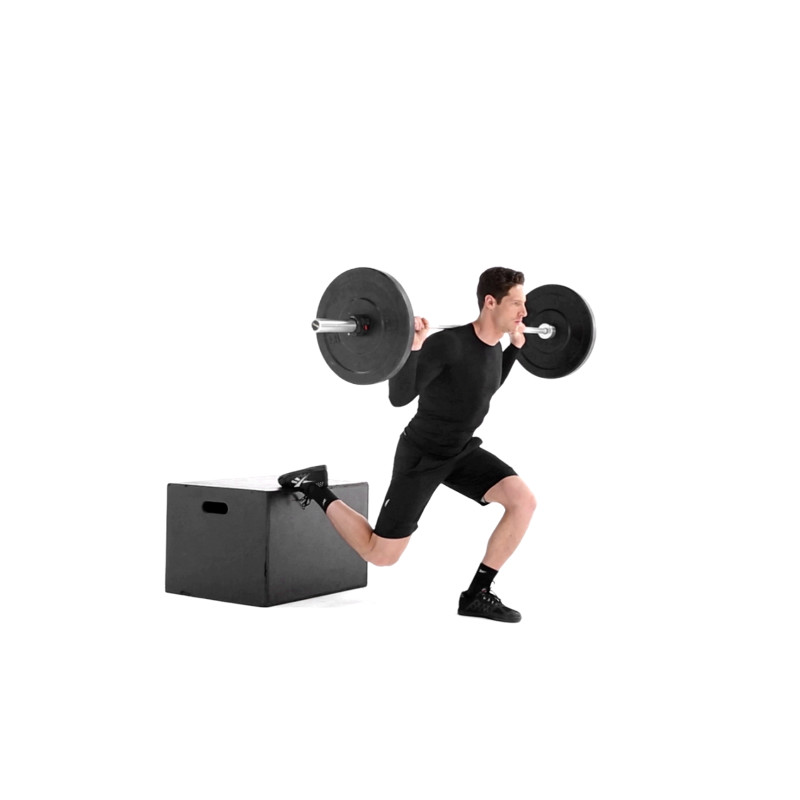 Barbell Box Lunge Video Watch Proper Form, Get Tips & More Muscle