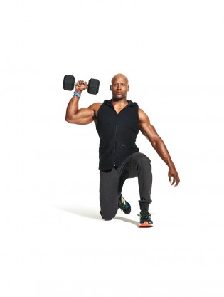 Half Kneeling Single Arm Overhead Press Video Watch Proper Form