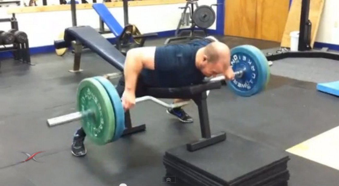Back Training Prone Supported Rows For Greater Pulling Strength