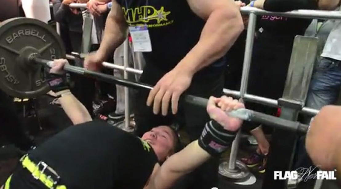Teenage Weight Lifting Sensation Maryana Naumova Benches 240