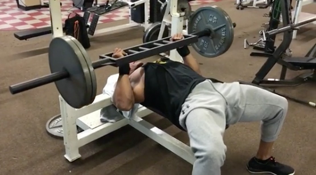 Dwayne Johnson Preps For Rampage Filming With An Epic Bench
