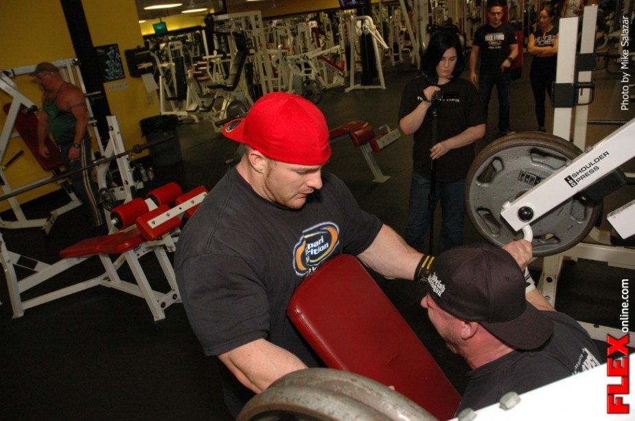 Flex Lewis OffSeason Shoulder Workout Muscle &amp; Fitness