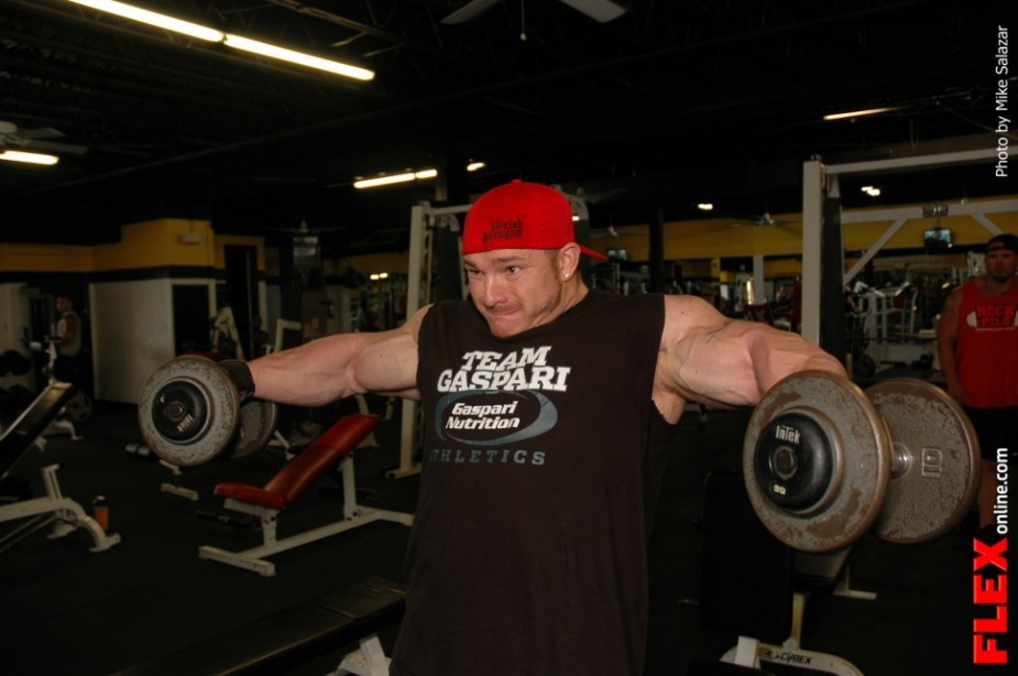 Flex Lewis OffSeason Shoulder Workout Muscle & Fitness