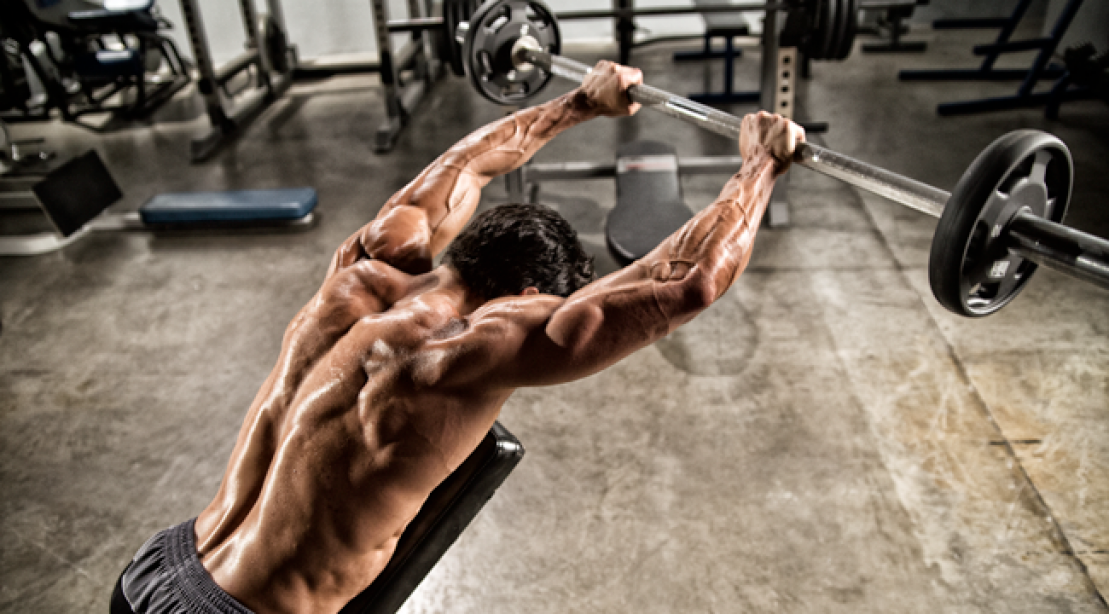 Incline Barbell Front Raise Muscle & Fitness