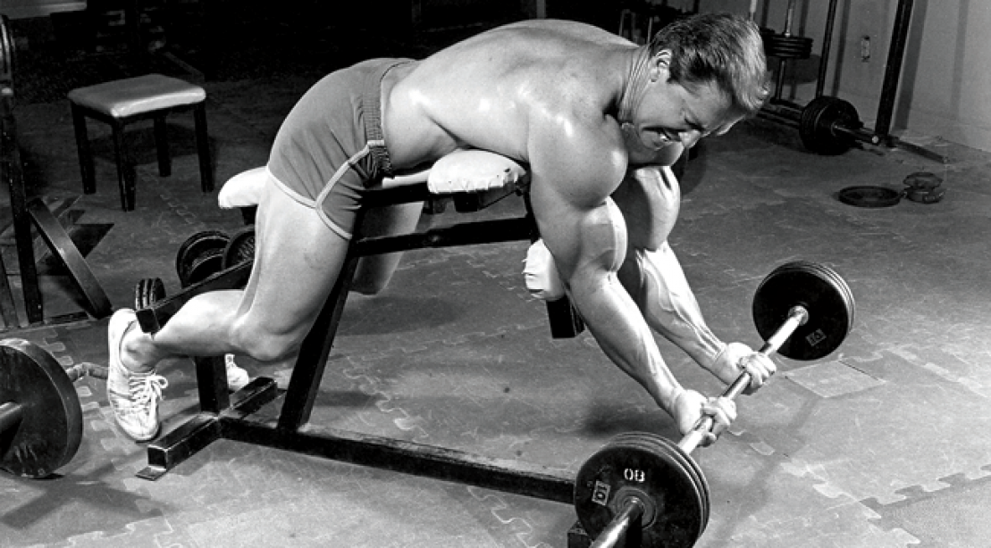Larry Scott S Mr Olympia Arms Workout Muscle Fitness