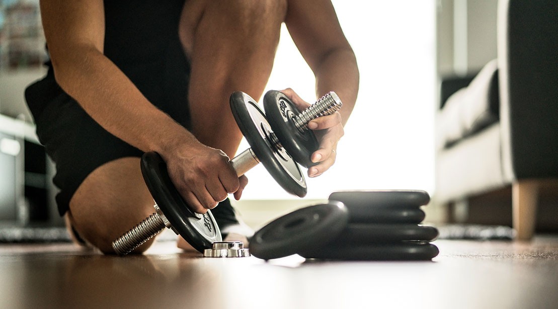 1109 Home Gtm Dumbbells shutterstock 1132401518