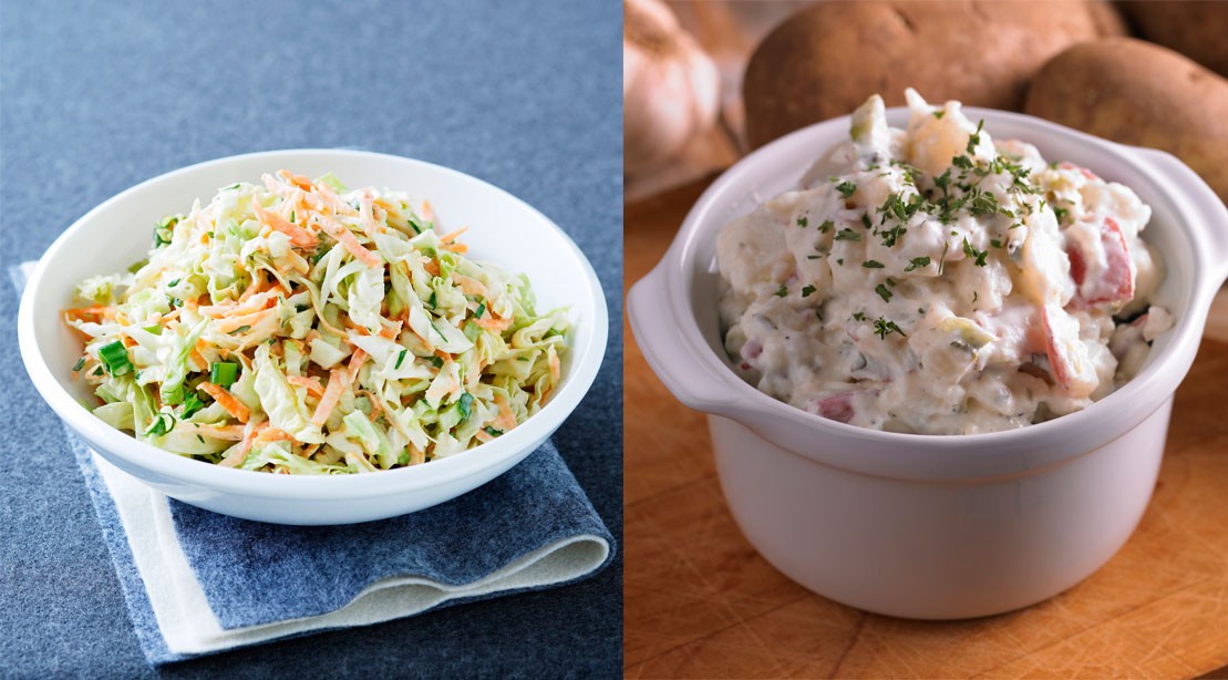 Which Is Healthier: Cole Slaw Vs. Potato Salad Which Is Healthier: Cole Slaw Vs. Potato Salad