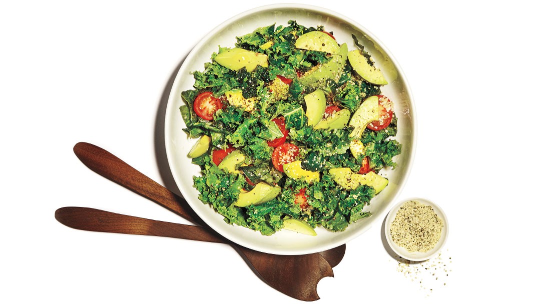 How To Make Raw Kale and Help Seed Salad How To Make Raw Kale and Help Seed Salad