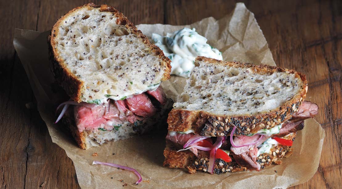 Recipe: How To Make Steak Chimichurri Sandwich 