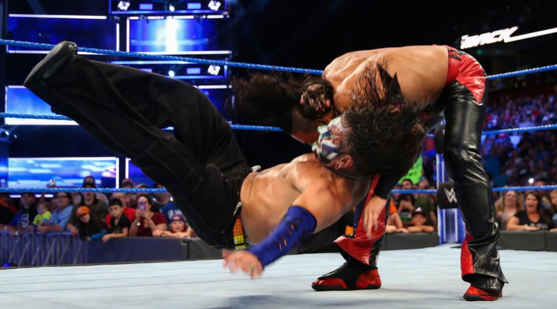 'Smackdown' Recap: Shinsuke Nakamura Attacks Jeff Hardy, Samoa Joe Taunts AJ Styles 'Smackdown' Recap: Shinsuke Nakamura Attacks Jeff Hardy, Samoa Joe Taunts AJ Styles