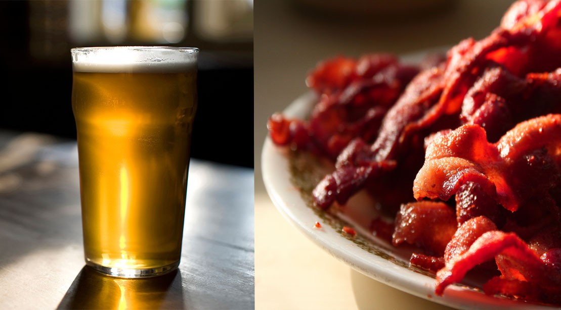 Cutting beer and bacon consumption can reduce risk of cancer Cutting beer and bacon consumption can reduce risk of cancer