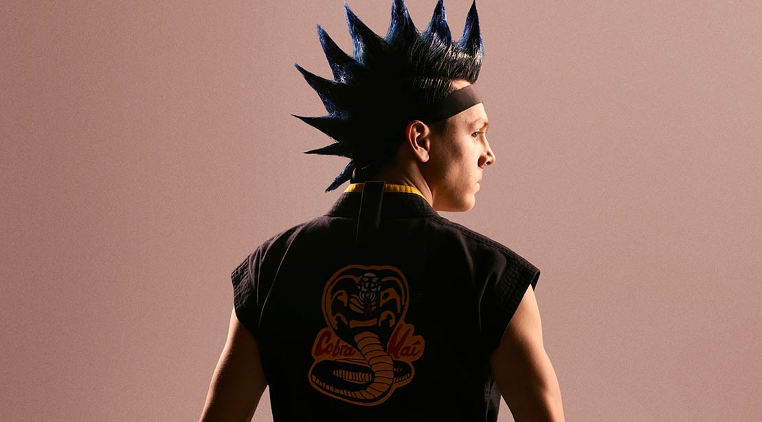 Jacob Bertrand playing fan-favorite Hawk on Cobra Kai. Jacob Bertrand playing fan-favorite Hawk on Cobra Kai.