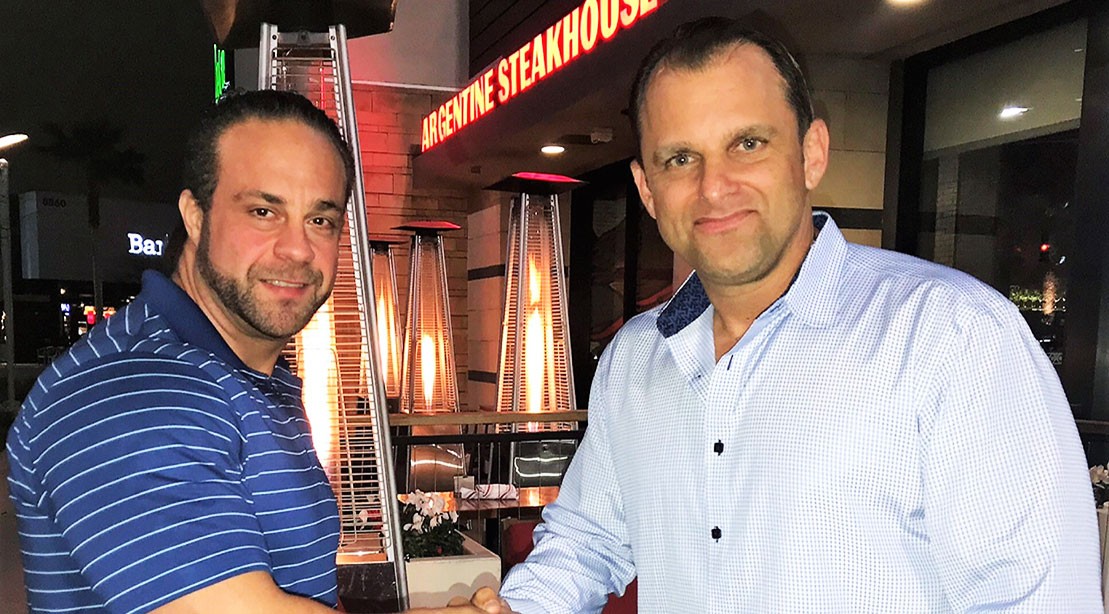 Olympia's Dan Solomon and Tamer El Guindy Olympia's Dan Solomon and Tamer El Guindy