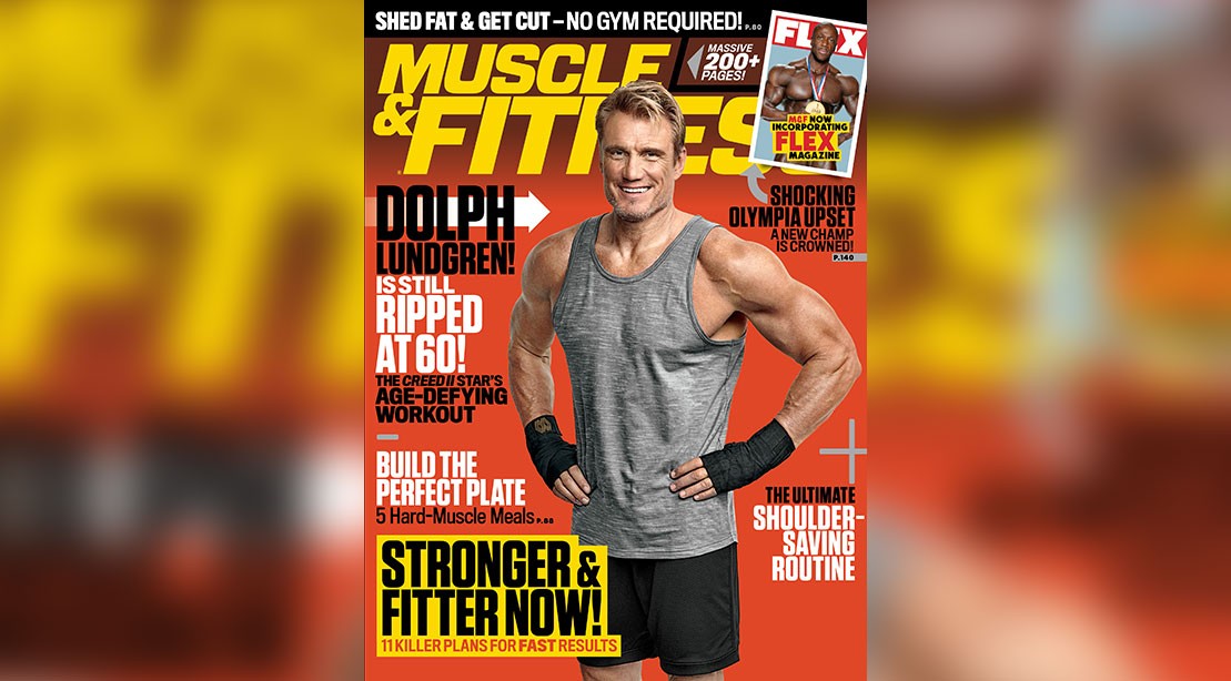 A photo of Dolph Lundgren from the November 'M&F' A photo of Dolph Lundgren from the November 'M&F'