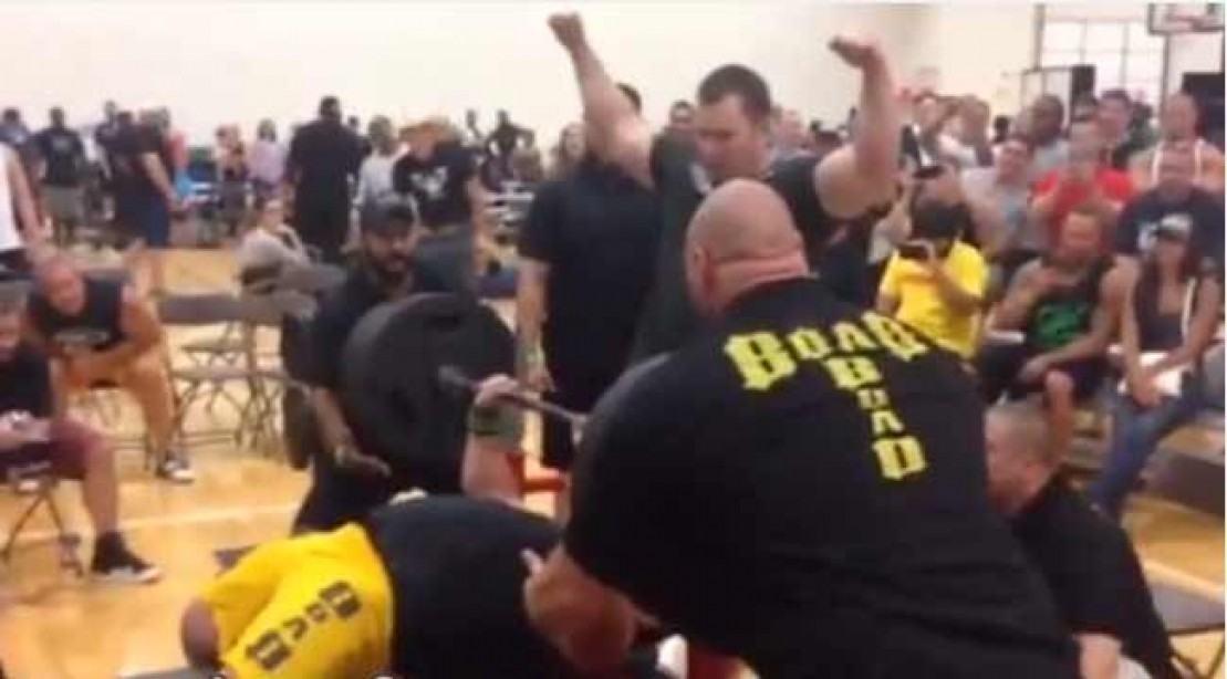 266 Pound Jeremy Hoornstra Sets A New World Record Raw Bench Press