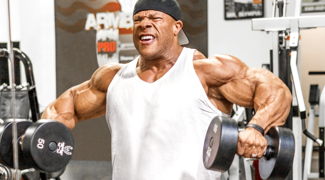 Phil Heath�s Essential ShoulderTraining Workout and Tips
