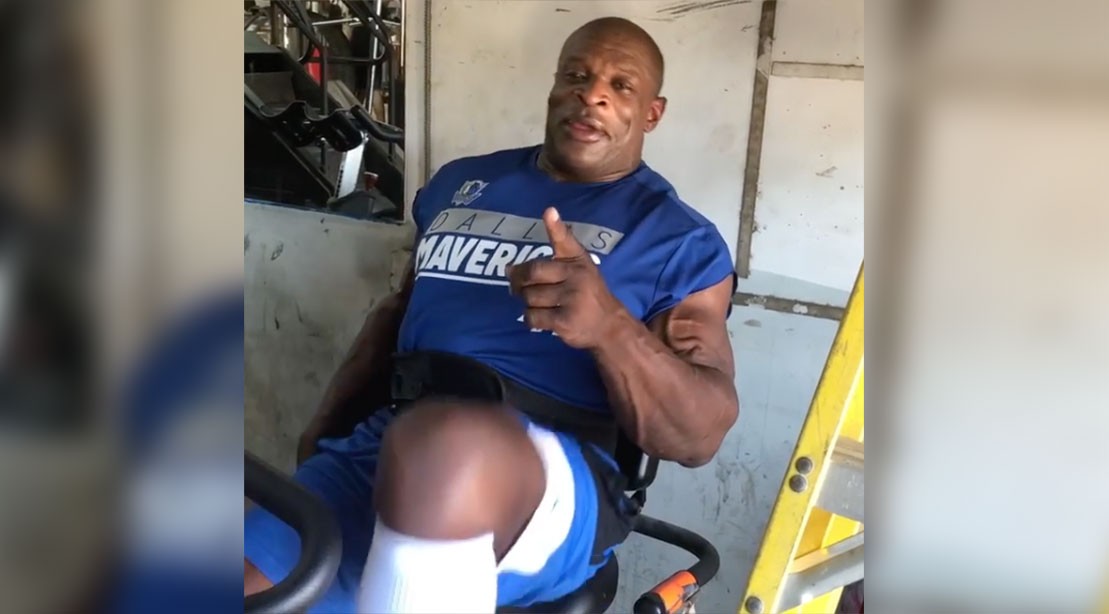 Ronnie Coleman Is Already Back in the Gym, Two Weeks After Surgery Ronnie Coleman Is Already Back in the Gym, Two Weeks After Surgery