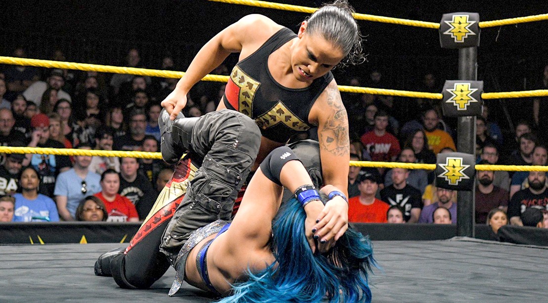 Shayna-WWE-NXT-Ring-Ground-and-Pound Shayna-WWE-NXT-Ring-Ground-and-Pound