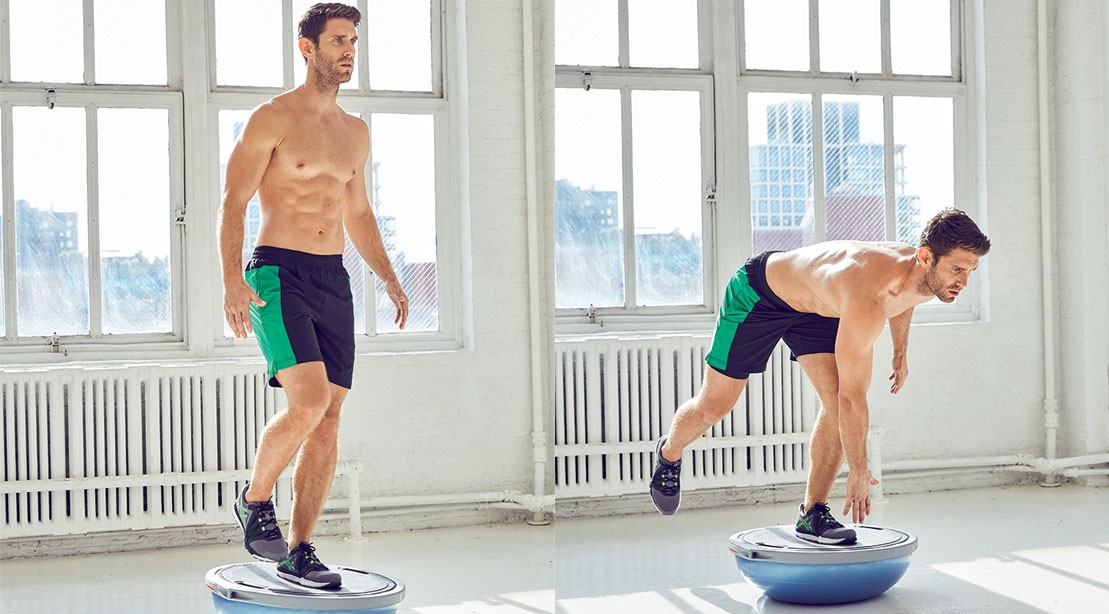 How to Master the Single-Leg Bosu Ball Deadlift Single-Leg BOSU Ball Deadlift