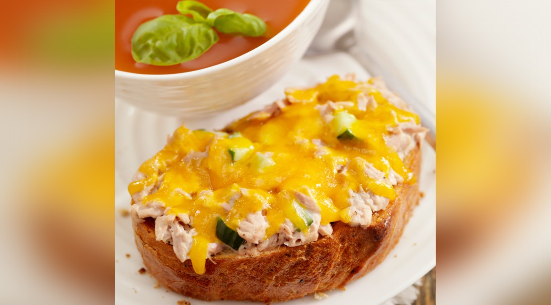 Toaster Oven Recipe for Athletes Ezekiel English Muffin Tuna Melt