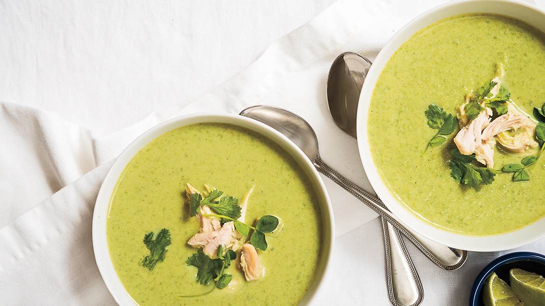 Healthy Recipe How to Make Green Spring Pea Coconut Curry Muscle