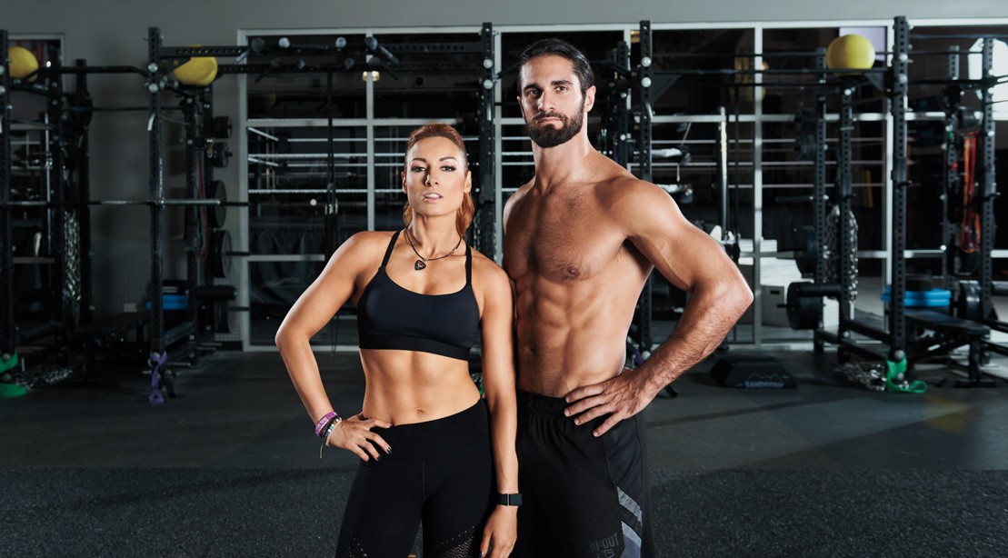 Becky Lynch and Seth Rollins Becky Lynch and Seth Rollins