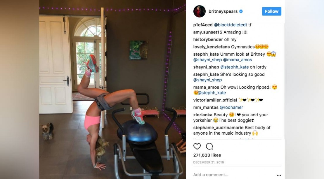 Britney Spears� Best Workout Photos and Videos Muscle