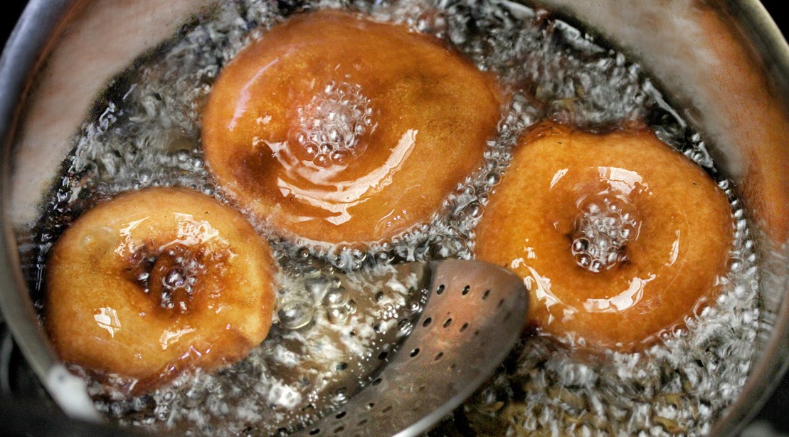 Doughnuts Frying Doughnuts Frying
