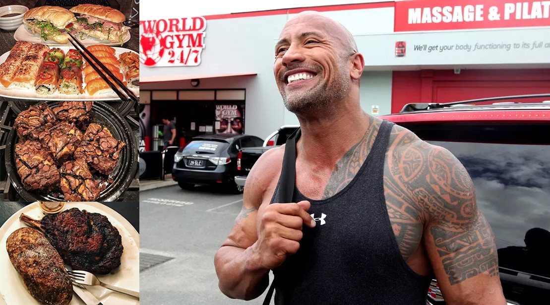 Photos Every Time Dwayne 'The Rock' Johnson Binged on a Cheat Meal