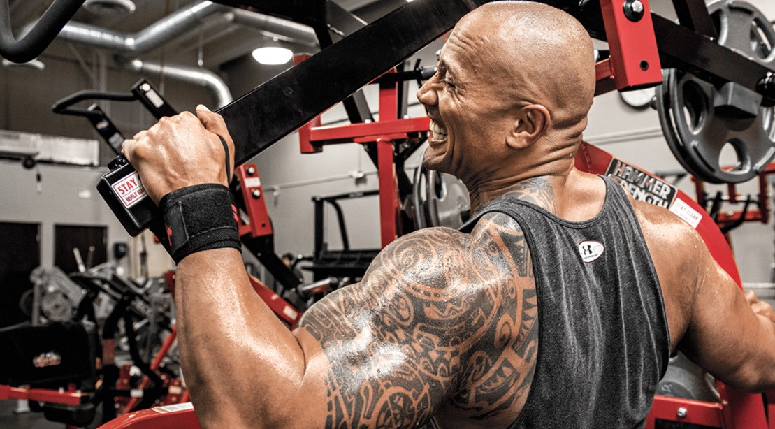 Dwayne The Rock Johnson S Back Workout Muscle Fitness