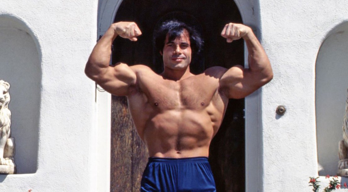 Bodybuilder Franco Columbu Posing Bodybuilder Franco Columbu Posing