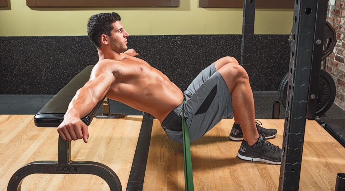 How to Do Banded Hip Thrust Muscle & Fitness