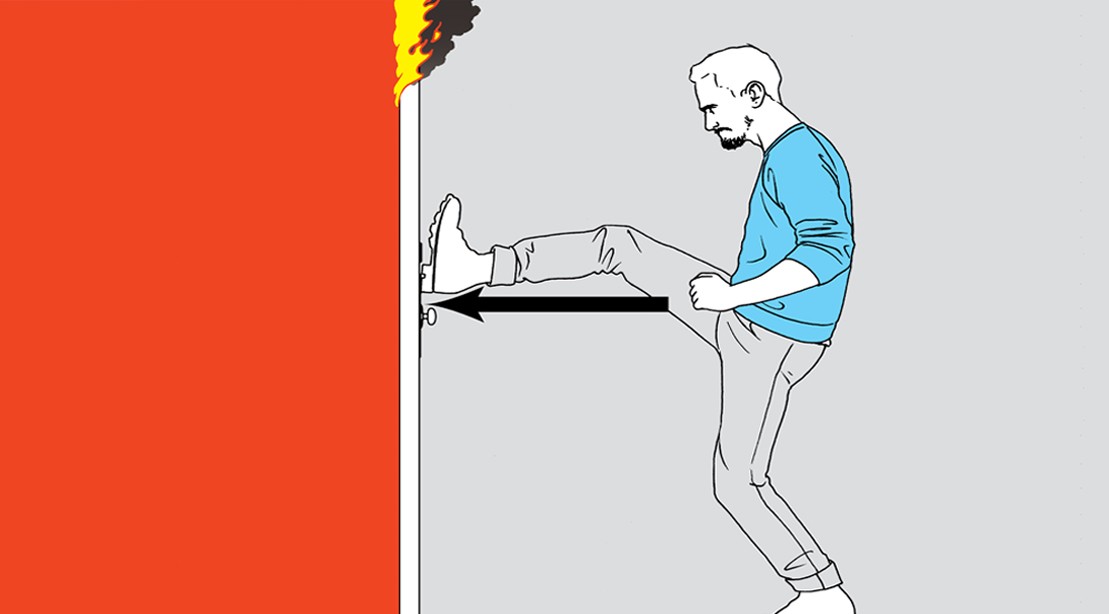 The Three Step Guide to Kicking Down a Door Muscle & Fitness - How To Kick Down A Door