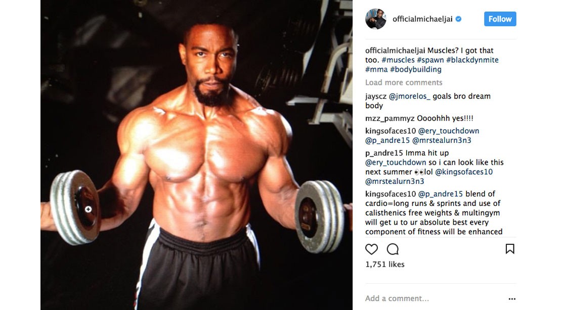 Actor Michael Jai White’s Most Shredded Instagram Workouts Muscle